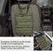 Super Roll Tool Pouch Bags Organizer, Tool Pouch Sling Bag met 5 zakken met ritssluiting, Heavy Duty Canvas Schroevendraaier Spanner Piler Roll Bag voor elektricien, HVAC, loodgieter, timmerman of monteur