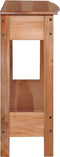 vidaXL Wandtafel 120x30x75 cm massief mahoniehout