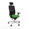 Bureaustoel met hoofdsteun Piqueras y Crespo 3D026G1 Groen