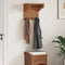 vidaXL - Wandkapstok - SANDNES - 43x30x42 - cm - massief - grenenhout