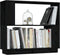 vidaXL - Boekenkast/kamerscherm - 80x25x70 - cm - massief - grenenhout - zwart