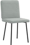 vidaXL - Eetkamerstoelen - 2 - st - fluweel - lichtgrijs