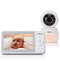 Alecto DVM2060 - Babyfoon met Camera - 5″ kleurendisplay Wifi - Uitbreidbaar tot 4 camera's - Wit