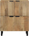 vidaXL - Dressoir - 60x33x75 - cm - massief - mangohout - bruin