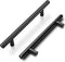 Meubelgrepen - Set van 5 Stuks - Zwart (AN) - 22,4 CM Rvs Buis - Boorgat Afstand 16CM - Voor Kasten, Lades, Keuken- en Badkamermeubels