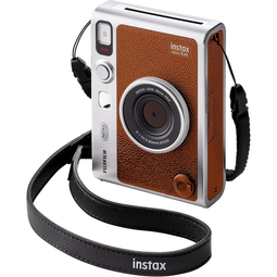 FUJIFILM Instax Mini Evo Instantcamera's Bruin, Zilver