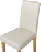 BROADWAY - Eetkamerstoel set van 2 - Beige - Kunstleer