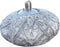 Brocante Olielamp Rococo Tuin of Terras Cement Ø25x15,5cm - 7 kg - Grijs