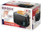 BROCK Electronics Broodrooster BT 1005 BK (6 standen, Ontdooifunctie, Zwart)
