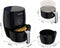 Brock Electronics Digitale Airfryer 3.5 Liter 1200W PFAS Vrij - Heteluchtfriteuse - Zwart - 6 Automatische Programma's