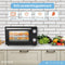 Brock Electronics Elektrische Mini Oven 9L 100-230 ℃ - Vrijstaande Oven - 650W - Zwart