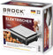 Brock Electronics Grote Contactgrill - Tafelgrill - Grillplaat: 30 x 24 cm - Instelbare Temperatuur - Tosti Apparaat - PFAS Vrij - 1500 W