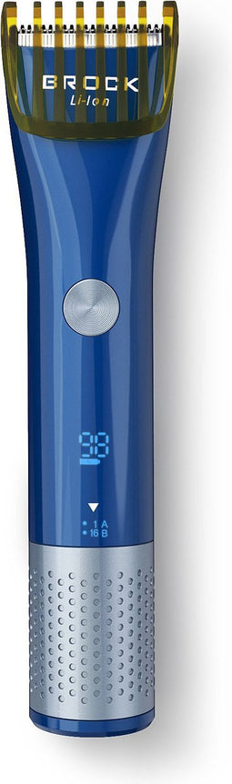 Brock Electronics Tondeuse en Trimmer voor Hoofd & Baard - Mannen Tondeuse Hoofdhaar - Haartrimmer Mannen - Haar tondeuse - Trimmer - Blauw