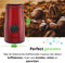 Brock Elektrische Koffiemolen Rood - Koffiebonen Maler - Voor Kruiden, Noten & Specerijen - Snel & Stil - BPA-vrij - RVS Mes