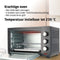 Brock TO 3001 BK Elektrische Oven – Vrijstaande Oven met Grill – Zwart