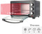 Brock TO 3001 BK Elektrische Oven – Vrijstaande Oven met Grill – Zwart