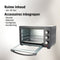Brock TO 3001 BK Elektrische Oven – Vrijstaande Oven met Grill – Zwart