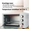 Brock TO 3001 WH Elektrische Oven – Vrijstaande Oven met Grill – Wit