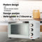 Brock TO 3001 WH Elektrische Oven – Vrijstaande Oven met Grill – Wit