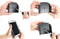 Brodit aanpasbare houder voor afmeting: B 62-77 mm, D 6-10 mm