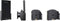 Brodit aanpasbare houder voor afmeting: B 62-77 mm, D 6-10 mm