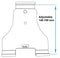 Brodit Tablet Houder - Zwart - 140-195mm