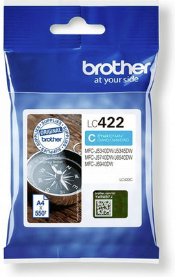Brohter LC422C - Inktcartridge - Cyaan