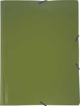 Bronyl elastomap Nature ft A3, uit PP, kaki groen
