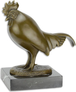 BRONZEN BEELD VAN EEN HAAN