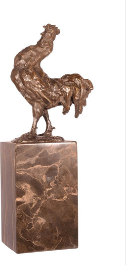 BRONZEN BEELD VAN EEN HAAN