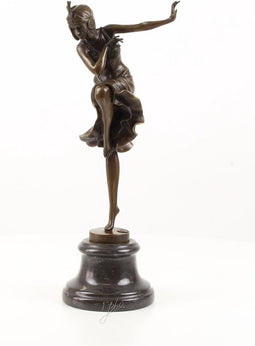 BRONZEN BEELD VAN EEN HINDOE DANSERES
