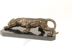 BRONZEN BEELD VAN EEN PANTER