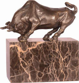 BRONZEN BEELD VAN EEN STIER