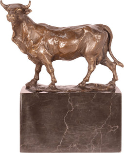 BRONZEN BEELD VAN EEN STIER