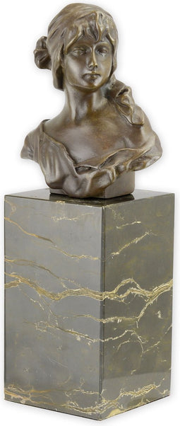 BRONZEN BEELD VAN EEN VROUW BUSTE