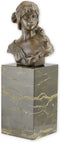 BRONZEN BEELD VAN EEN VROUW BUSTE