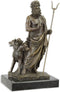 BRONZEN BEELD VAN HADES EN CERBERUS