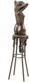 BRONZEN SCULPTUUR GENAAMD -WAKKER WORDEN-