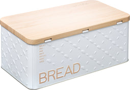 Brooddoos van decoratief metaal met reliëf