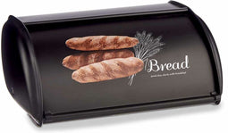 Broodmand Bread Zwart Metaal (23 x 14,5 x 35,5 cm)