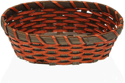 Broodmand Versa Oranje Gevlochten Bamboe Zeealgen (15,5 x 6,5 x 21 cm)