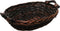 Broodmandje ovaal - bruin - 34 x 26 x 9 cm - mandje rotan/riet - broodmanden/serveermanden