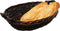Broodmandje ovaal - bruin - 34 x 26 x 9 cm - mandje rotan/riet - broodmanden/serveermanden