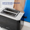 Broodrooster - Extra Breed voor Dik Brood - 6 Warmtestanden - Toaster 920W - Zwart - Safecourt Kitchen