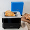 Broodrooster - Extra Breed voor Dik Brood - 6 Warmtestanden - Toaster 920W - Zwart - Safecourt Kitchen
