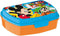 Broodtrommel Mickey Mouse Happy smiles Plastic Rood Blauw (17 x 5.6 x 13.3 cm)