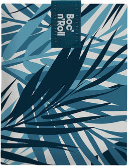 Broodtrommel Roll'eat Boc'n'roll Essential Jungle Blauw (11 x 15 cm)