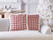 BROOKIES - Sierkussen set van 2 - Rood - 45 x 45 cm - Polyester