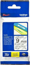 Brother Black on Clear Gloss Laminated Tape, 9mm