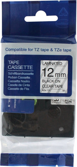 Brother - Brother Ril Bro.tape Helder-zw12mm-131 - 30 Dagen Niet Goed Geld Terug